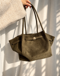 Shopper Bag Suede | Oliv