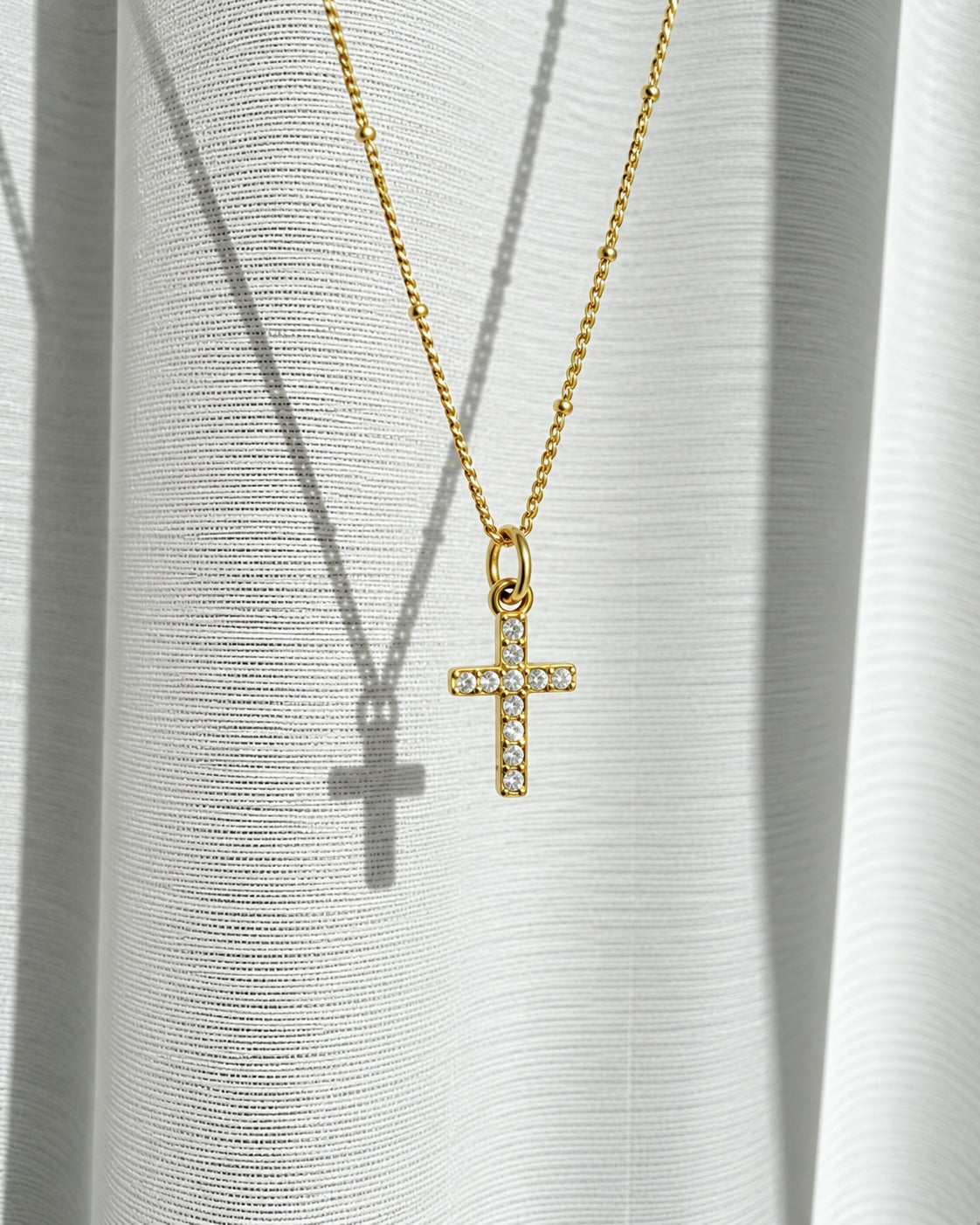 Charm Crystal Cross