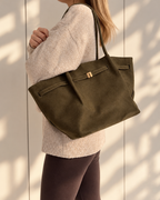 Shopper Bag Suede | Oliv