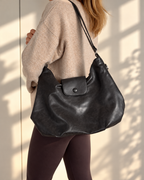 2in1 Shoulder Bag / Rucksack | Schwarz